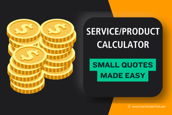 SERVICE PRODUCT PRICING CALCULATOR